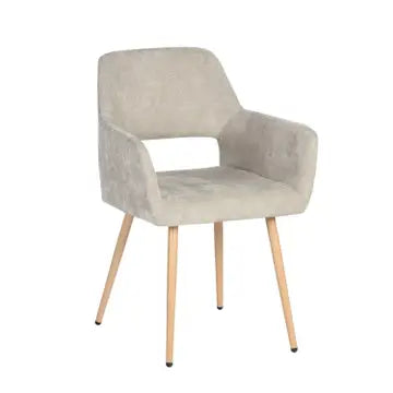 Fabric Dining Room Chair Beige