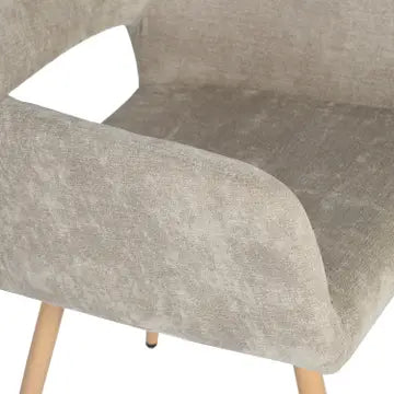 Fabric Dining Room Chair Beige